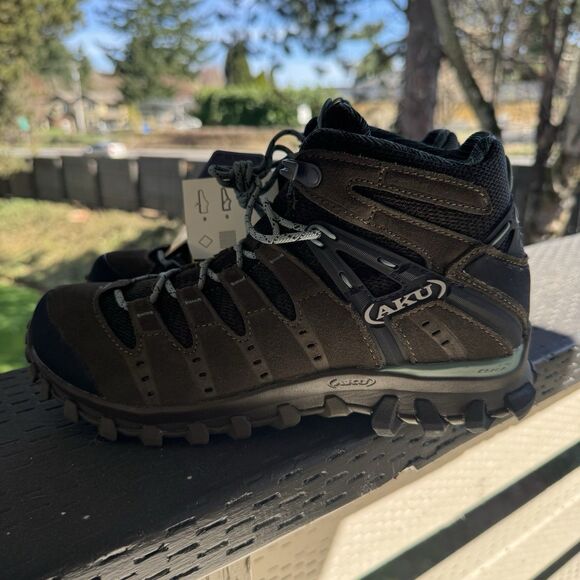 AKU 714 Alterra Lite Mid GTX W3 Men’s 5 Women’s 7 13623e22 Brown Blue Boots New‎ - Picture 4 of 11